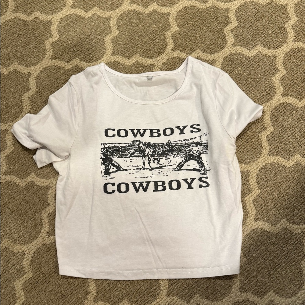Cowboys White T-Shirt